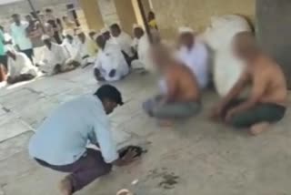 village panchayat ordered accused to shave head