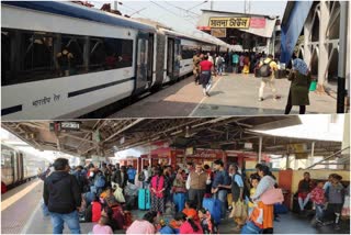 Vande Bharat Express halt by Rail and Road Block Agitation of Adivasi Sengel Abhiyan