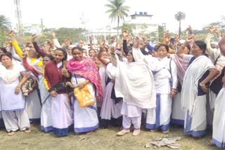 ASHA worker Protest