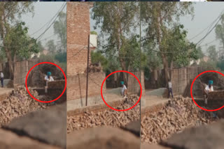 Panchayat member stole government bricks in Amritsar, video viral on social media