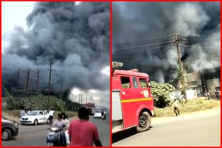 Fire At Chemical Company In Badlapur