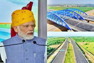 first phase of Delhi Mumbai Expressway  ഡൽഹി മുംബൈ എക്‌സ്‌പ്രസ്‌വേ  രാജസ്ഥാനിലെ ദൗസ  എക്‌സ്‌പ്രസ് വേയുടെ ആദ്യഘട്ടം  പ്രധാനമന്ത്രി  ഇൻഫ്രാസ്‌ട്രക്‌ചറിന്‍റെ പ്രാധാന്യം  ഇൻഫ്രാസ്‌ട്രക്‌ചറുകൾ  അതിവേഗ പാത  എക്‌സ്‌പ്രസ്‌വേ  Expressway  prime minister  narendra modi  modi inaugurated expressway  infrastructures in india  national news  malayalam news  രാജസ്‌ഥാൻ വാർത്തകൾ  മലയാളം വാർത്തകൾ  ഡൽഹി മുംബൈ അതിവേഗ പാത