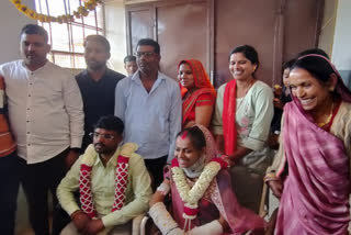 Kota bride in wheelchair marries groom