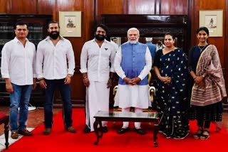 Kannada film stars with PM Narendra Modi