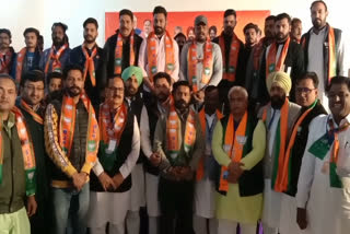 District executive meeting of BJP held at Budhlada.