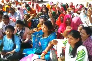 Youth Unemployed Union protest in Raipur