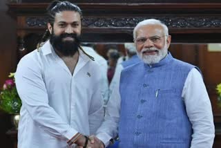 Actor Yash with PM Modi