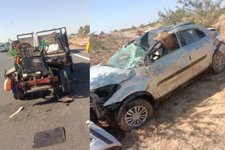 car and jugaad accident on Delhi Mumbai Expressway on second day of its inauguration