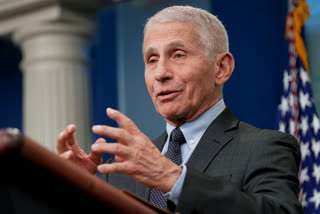 FILE - Dr. Anthony Fauci, Director of the National Institute of Allergy and Infectious Diseases, speaks during a press briefing at the White House, Tuesday, Nov. 22, 2022, in Washington. House Republicans kicked off an investigation Monday, Feb. 13, 2023, into the origins of COVID-19 by issuing a series of letters to current and former Biden administration officials for documents and testimony, including Fauci who until December served as Biden’s chief medical adviser. (AP Photo/Patrick Semansky, File)