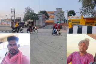 Accident near Cheema-Jodhpur bus stand at Barnala