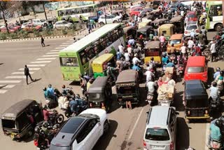 traffic jam in bhubaneswar due to bjd bjp protest