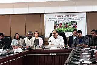 Jorhat DC holds meeting with Tea Garden Manager in Jorhat