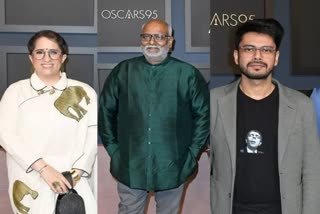 oscar luncheon 2023: ઓસ્કર લંચ પાર્ટીમાં સ્ટાર્સ, 'નાટુ નાટુ' ગીતના સંગીતકારે પણ ભાગ લીધો