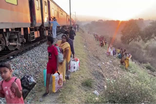 Godavari Express derailed