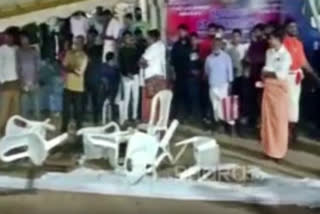 17 RSS activists booked for vandalising police post at temple in Thiruvananthapuram