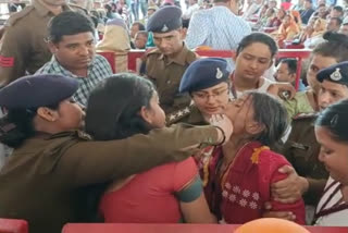 speech of CM Shivraj woman crying for justice