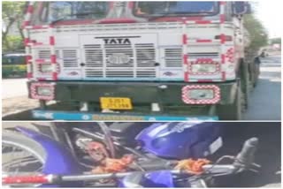 Surat Accident: સુરતમાં ટેન્કરની ટક્કરે દંપતીનું મોત, જીદ કરીને સાથે આવેલી 4 વર્ષીય બાળકીનો બચાવ