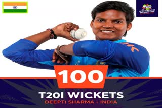 Deepti Sharma 100 wickets in T20