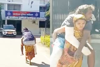 shahdol woman reached sp office for