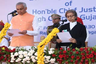 Chief Justice Sonia Gokani Oath : ગુજરાત હાઇકોર્ટના પ્રથમ મહિલા ચીફ જસ્ટીસે લીધા શપથ