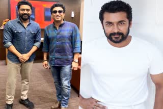 Suriya meets Sachin Tendulkar in Mumbai  Suriya meets Sachin Tendulkar  Respect and Love  സ്‌നേഹവും ബഹുമാനവും  ക്രിക്കറ്റ് ഇതിഹാസവും നടിപ്പിന്‍ നായകനും  Suriya wrote Respect and Love in Instagram post  Suriya has been making a lot of trips to Mumbai  Suriya upcoming movies  Suriya is now making his entry into Bollywood  Suriya opted out of Bala movie Vanangaan  Bala said in a statement  Suriya opt from Vanangaan  Suriya latest movies  സച്ചിന്‍ ടെണ്ടുല്‍ക്കറും സൂര്യയും കണ്ടുമുട്ടി  സൂര്യ  സച്ചിന്‍ ടെണ്ടുല്‍ക്കര്‍