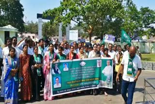 BJD protests at Chatrapur