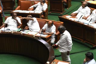 Power handover fight between JDS BJP in Session