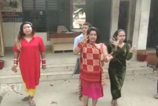 Third Genders infront of Police station