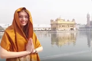 Sri Harmandir Sahib bowed down to Miss England Jessica Ashley Gagen