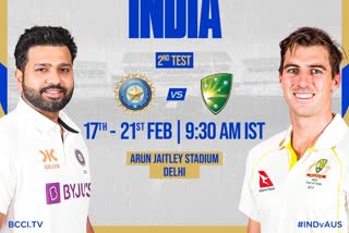 india australia second test aus won toss and elect to bat