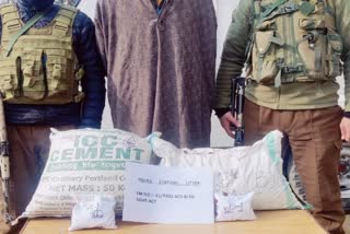 Drug Peddler Arrested in Pulwama Police seized Contraband Substance