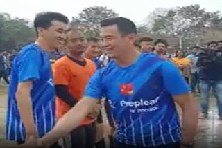 Footballer Bhaichung Bhutia