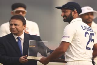 Cheteshwar Pujara  Cheteshwar Pujara 100th Test  Cheteshwar Pujara earned a Guard of Honour  ചേതേശ്വർ പുജാര  പുജാരയ്‌ക്ക് ഗാർഡ് ഓഫ് ഓണർ  പുജാര 100 ടെസ്റ്റ്  പുജാര  ചേതേശ്വർ പുജാര  ബിസിസിഐ  India vs Australia  ബോർഡർ ഗവാസ്‌കർ ട്രോഫി  Border Gavaskar Trophy