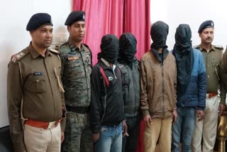 पिंटू हत्याकांड मामले में चार अपराधी गिरफ्तार
