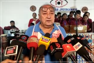 Victor Banerjee is in Moran Blind School