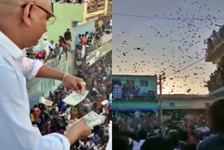 gujarat-currency-notes-flying-in-air-at-wedding