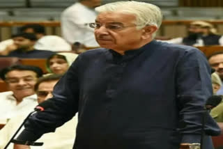 Defence minister Khawaja Asif