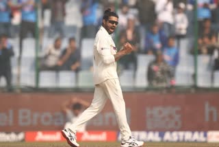 All rounder Ravindra Jadeja bowling, showed magic against Australia