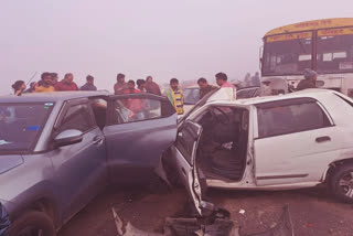 Multi-Vehicle Collision in Ghaziabad ETV BHARAT