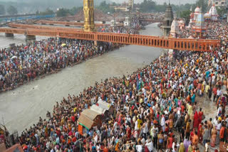 Ganges bath in Haridwar