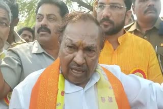 Former minister KS Eshwarappa