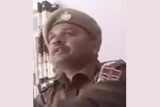 Viral video of Gopalgarh SHO