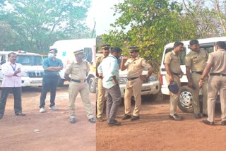 police security intensifies for CM pinarayi  CM pinarayi vijayan in kasargod  മുഖ്യമന്ത്രിക്ക് കാസർകോട് കനത്ത സുരക്ഷ  മുഖ്യമന്ത്രിക്കെതിരെ പ്രതിഷേധം  പിണറായി വിജയന് കനത്ത പൊലീസ് സുരക്ഷ