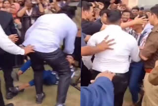 Akshay Kumar's bodyguard pushes fan during Selfiee promotions