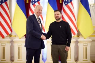 US President Joe Biden suddenly Arrives in Ukraine