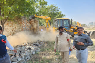 Greater Noida Authority removed encroachment