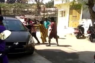 Brutally assault  on person