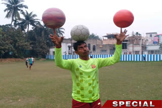 Juggler Deepak Roy ETV BHARAT