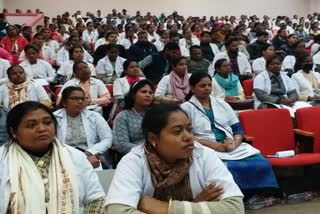 Movement of community health officials from 23 February in jharkhand