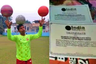 Freestyle footballer from West Bengal seeks financial assistance